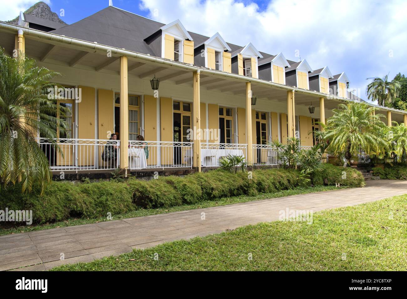Maison Eureka, Moka, Indian Ocean, Island, Mauritius, Africa Stock 
