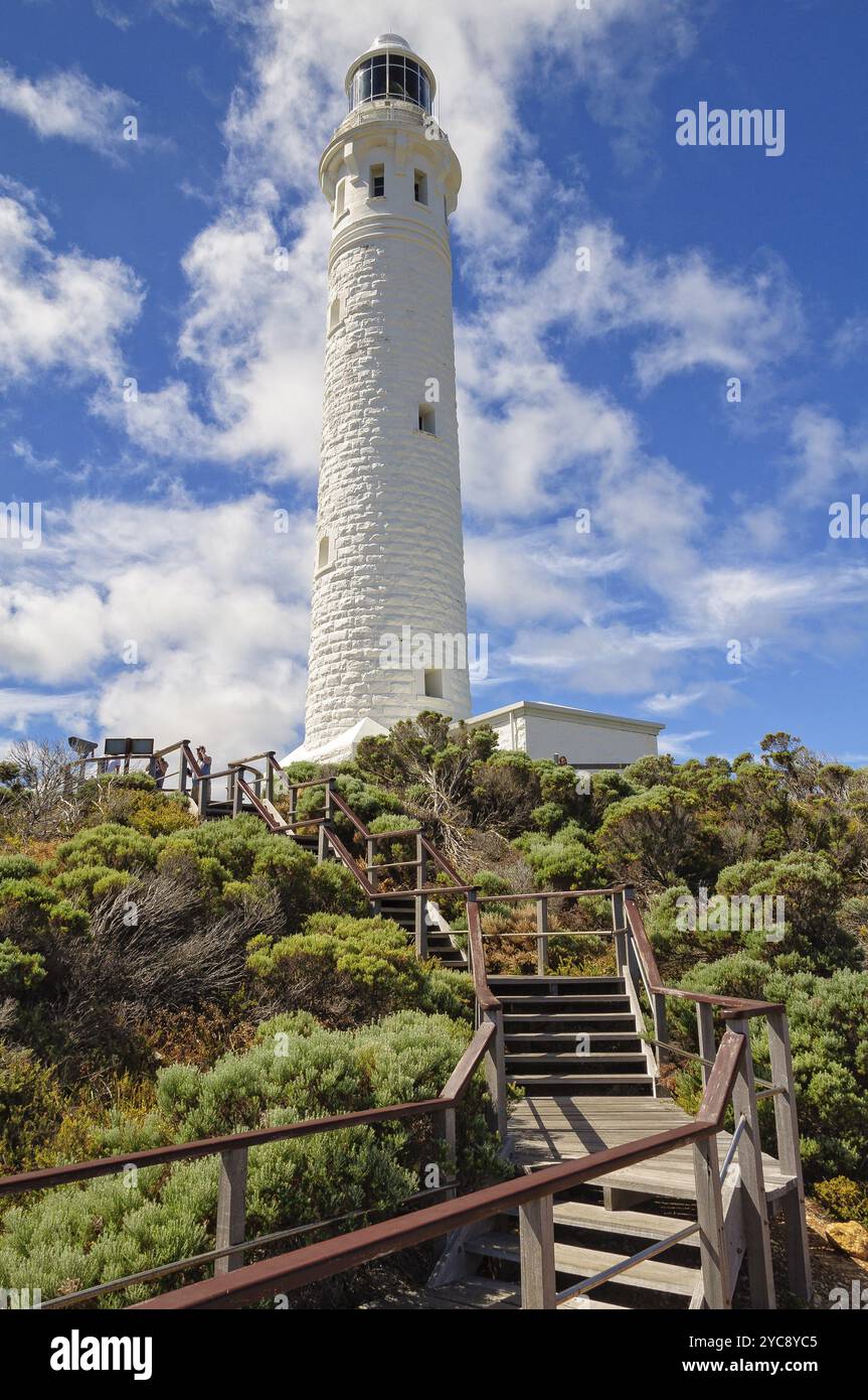 Cape Leeuwin Lighthouse is Australia's tallest mainland lighthouse. It is over 100 years old but still working, Augusta, WA, Australia, Oceania Stock Photo