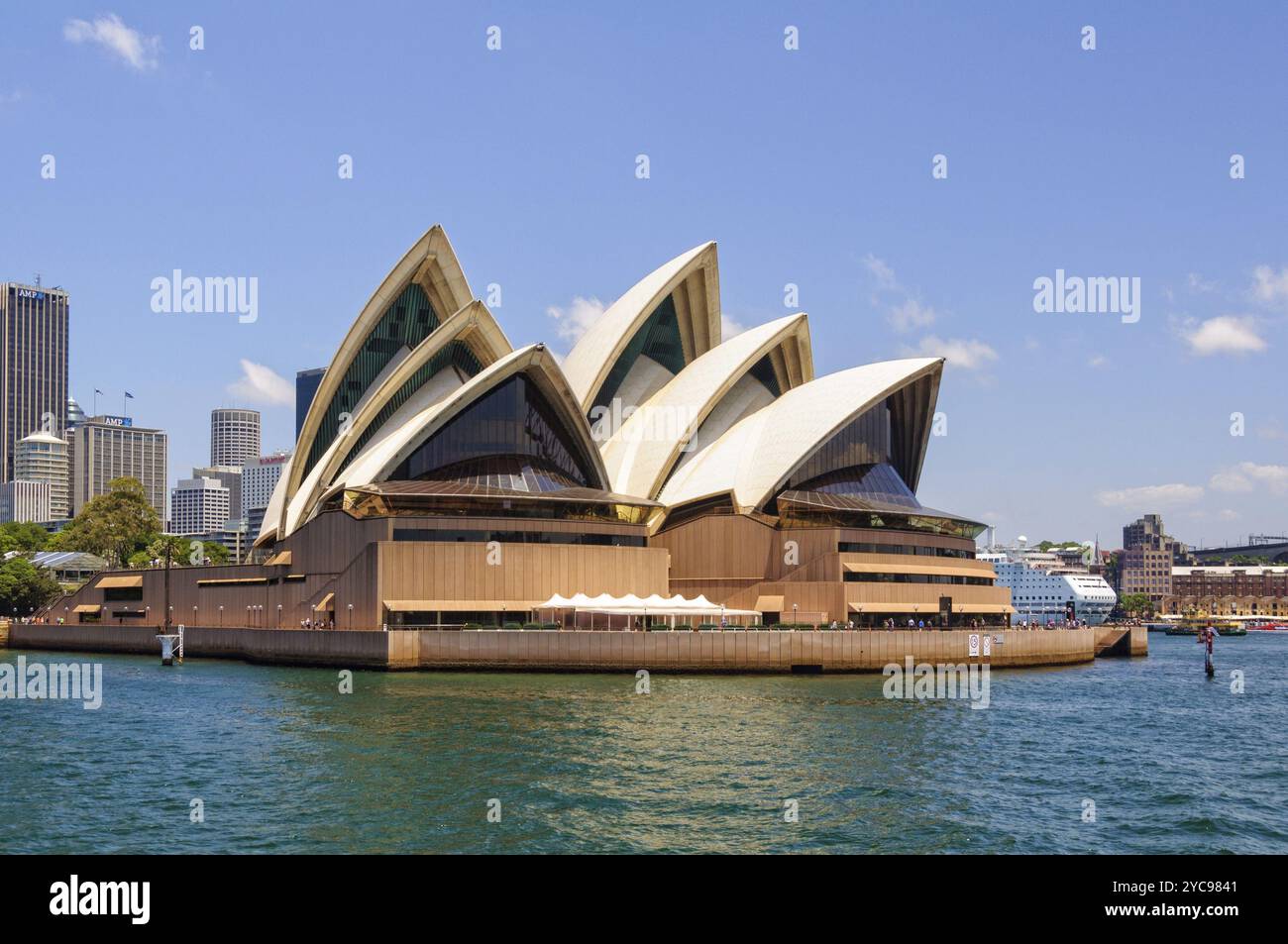 The famous Opera House, one of the two best known landmarks of the city, Sydney, NSW, Australia, Oceania Stock Photo