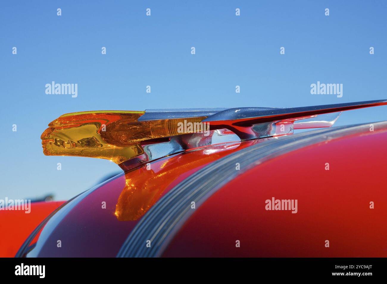 Hood ornament on old american hi-res stock photography and images - Alamy