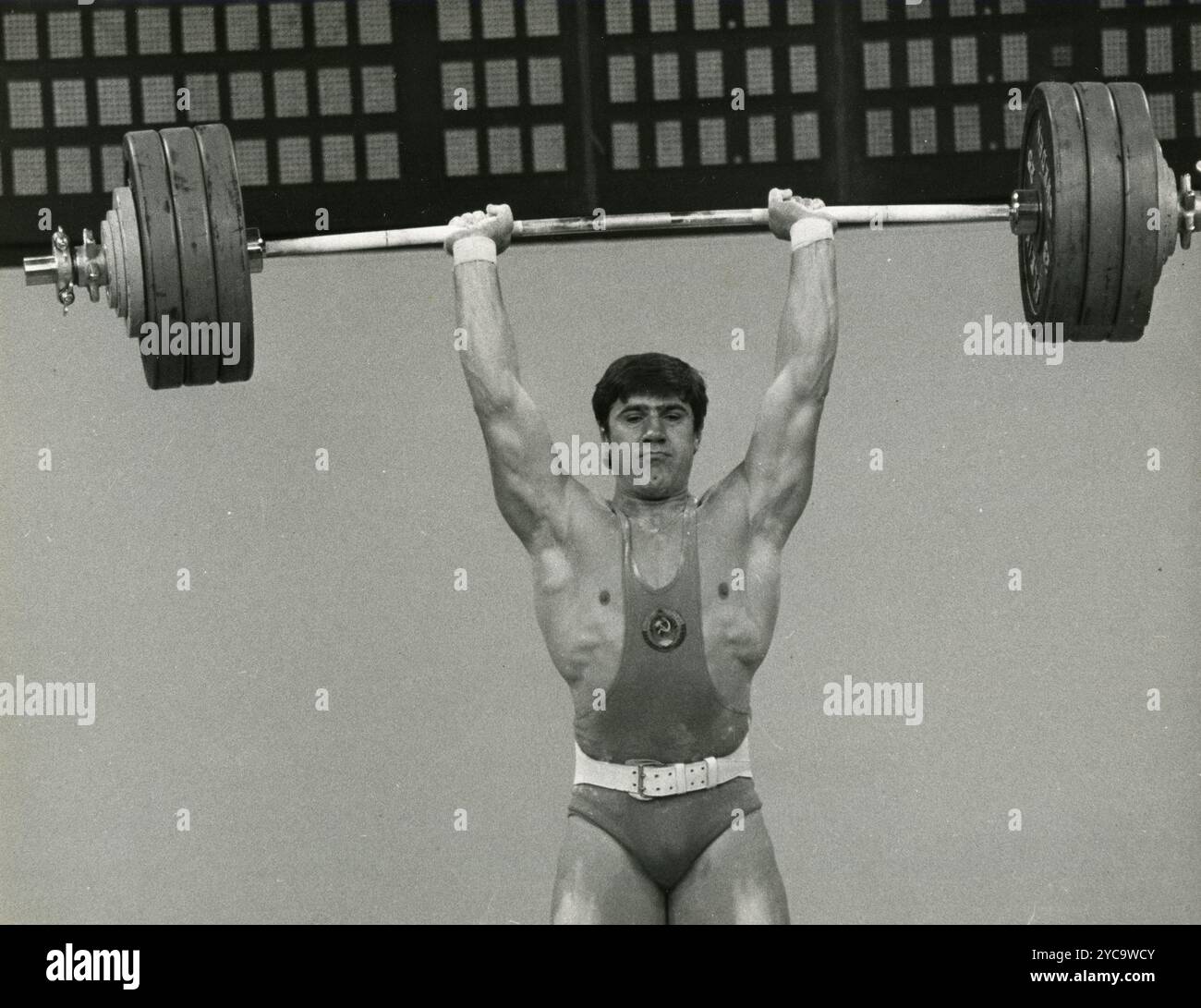 Soviet professional weightlifter David Rigert, Russia 1970s Stock Photo ...