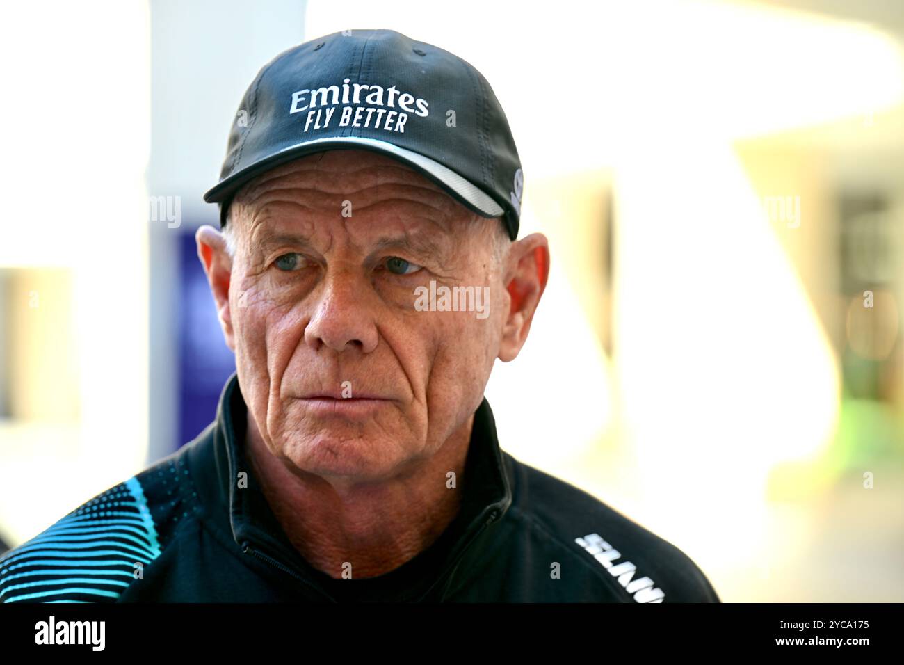 Emirates Team New Zealand CEO Grant Dalton at the Louis Vuitton 37th America’s Cup in Barcelona Spain Stock Photo
