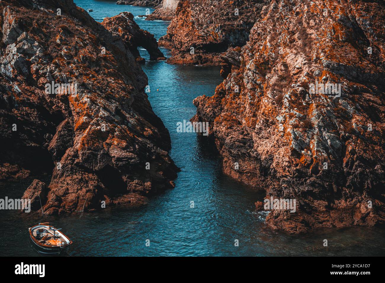 Travel in Berlengas, Portugal Stock Photo