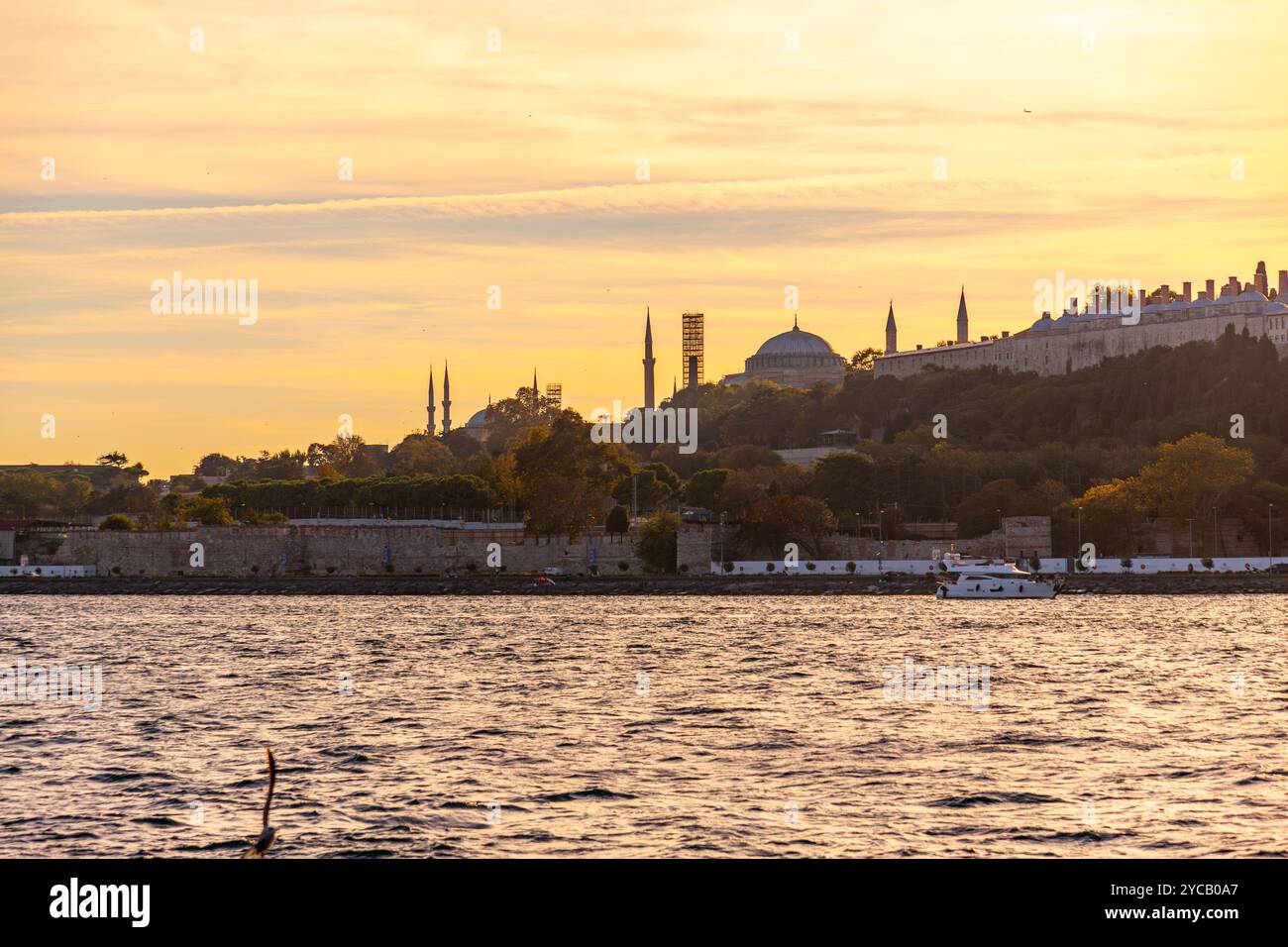istanbul-turkiye-8-oct-2024-hagia-sophia-seen-from-karakoy-ferry