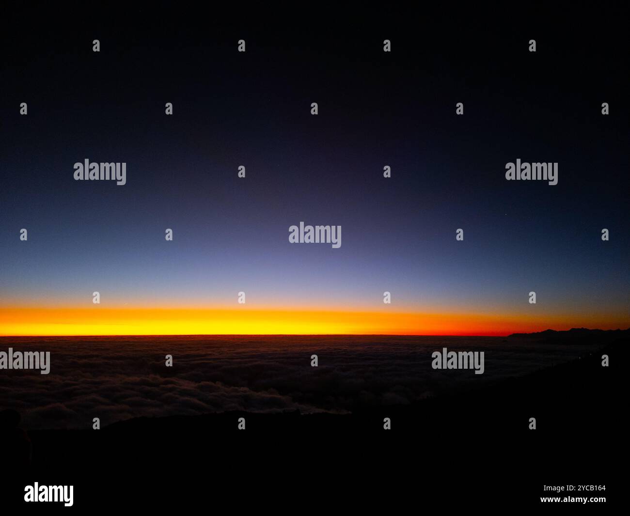 Sunrise from the 'Tres Cruces' viewpoint in Cusco, in the month of June. - Smartphone Captured Stock Image