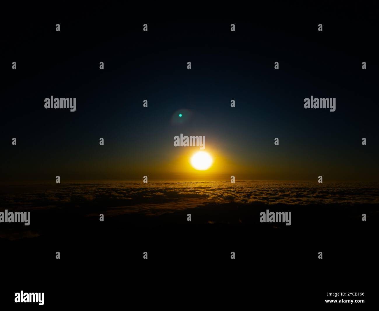 Sunrise from the 'Tres Cruces' viewpoint in Cusco, in the month of June. - Smartphone Captured Stock Image