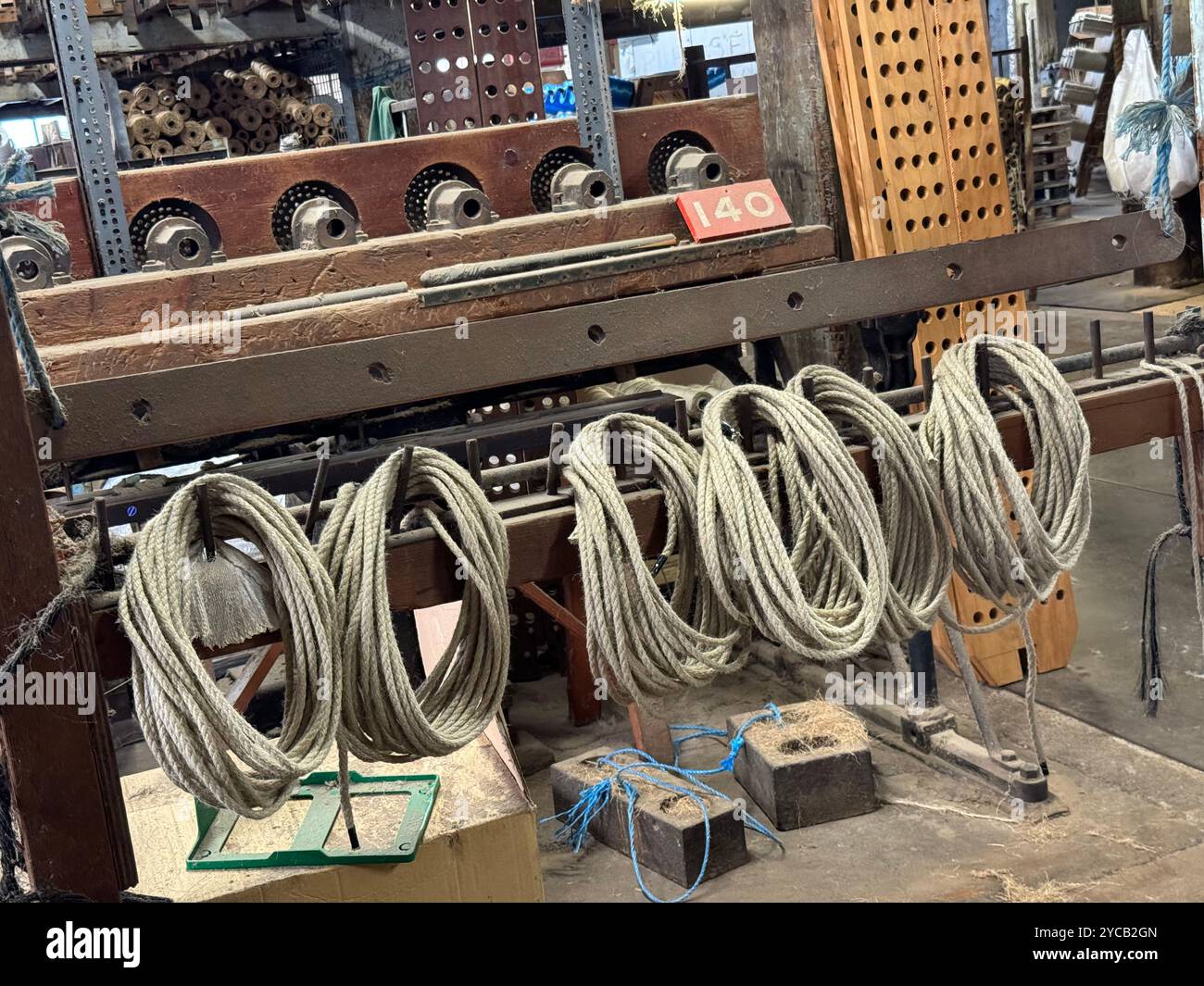 The Rope Works, The Ropery, Chatham Dockyard - Smartphone Captured Stock Image