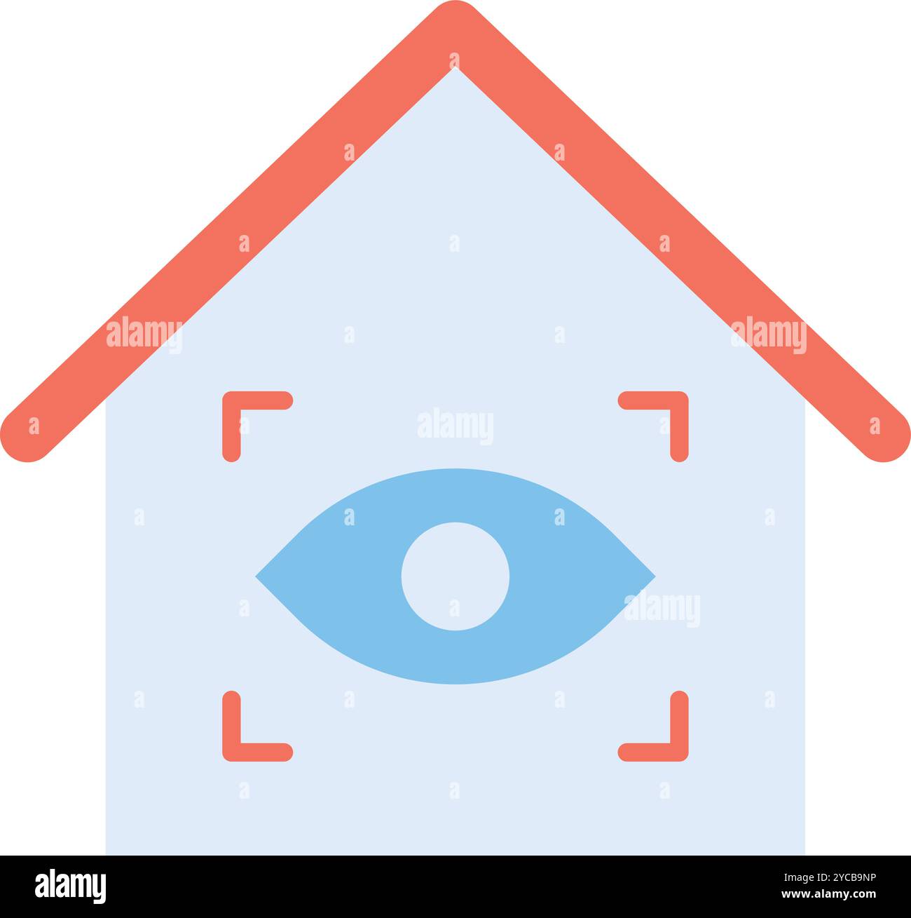 Eye Scanner icon vector image. Suitable for mobile application web application and print media. Stock Vector