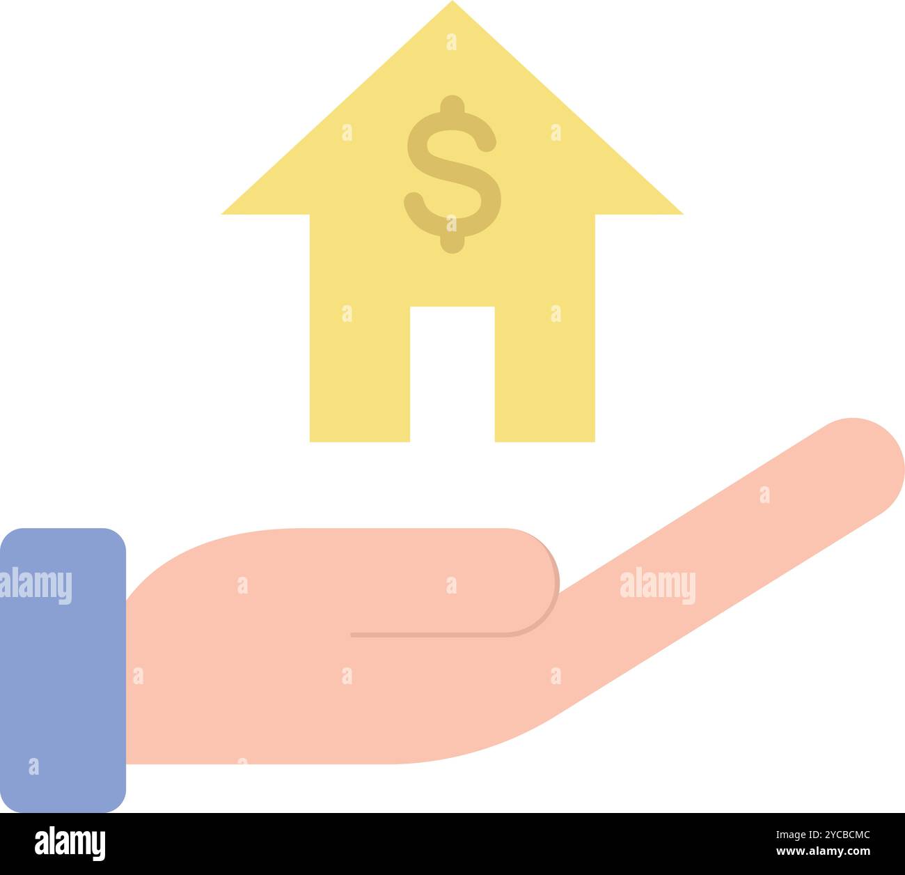 Home Loan icon vector image. Suitable for mobile application web application and print media. Stock Vector