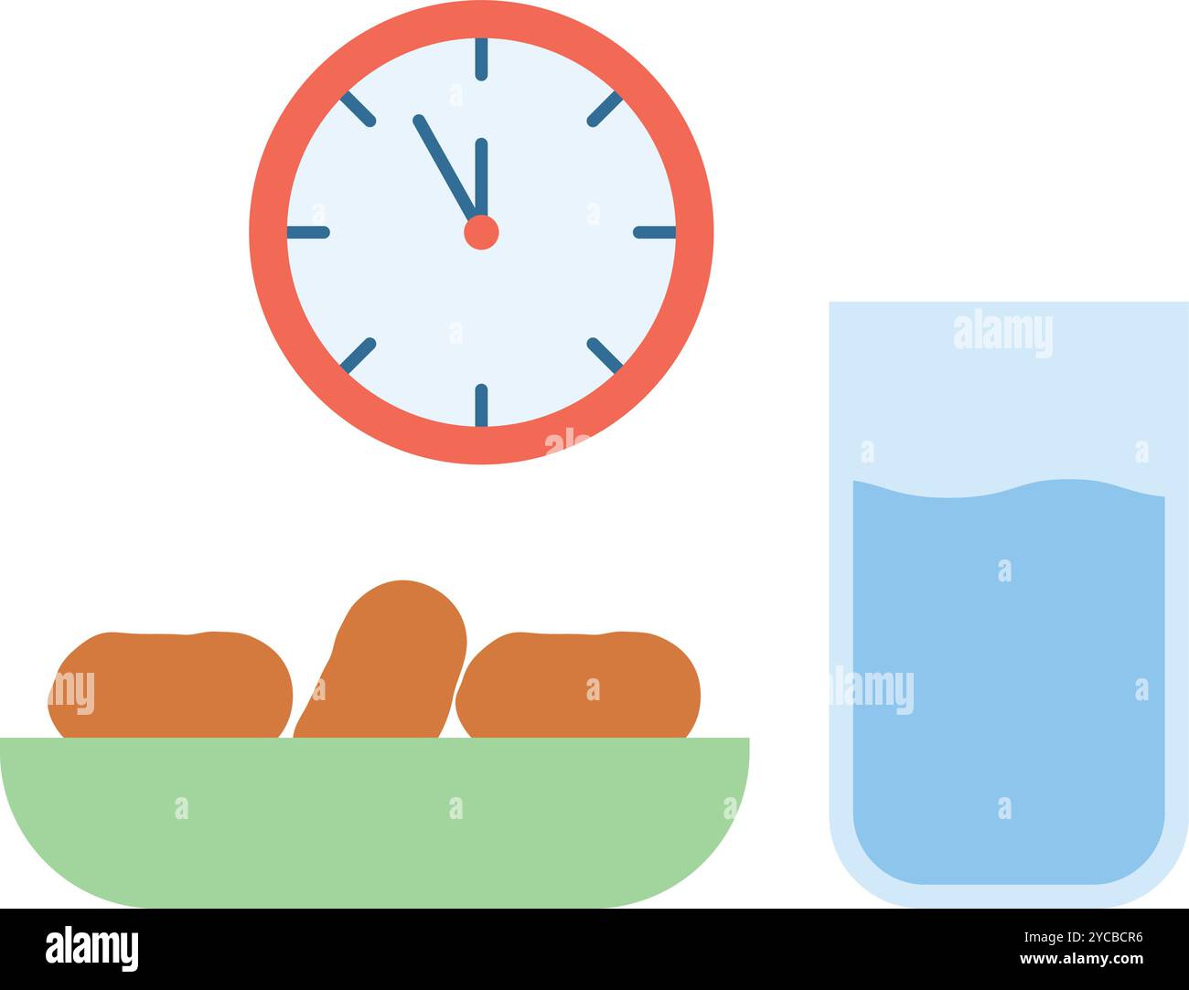 Iftar icon vector image. Suitable for mobile application web application and print media. Stock Vector