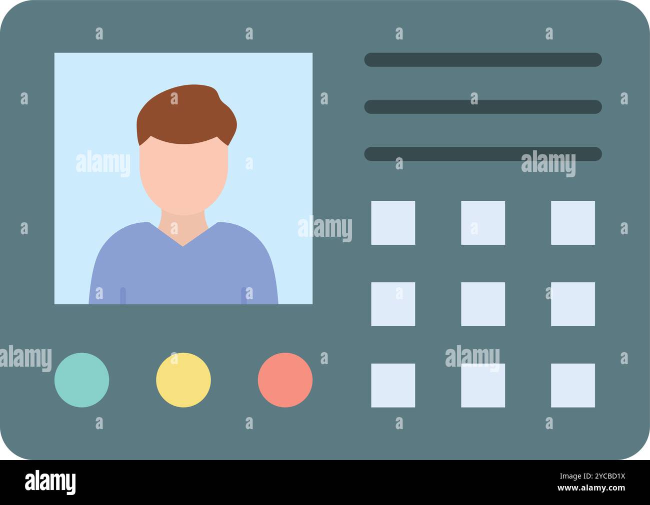 Intercom icon vector image. Suitable for mobile application web application and print media. Stock Vector
