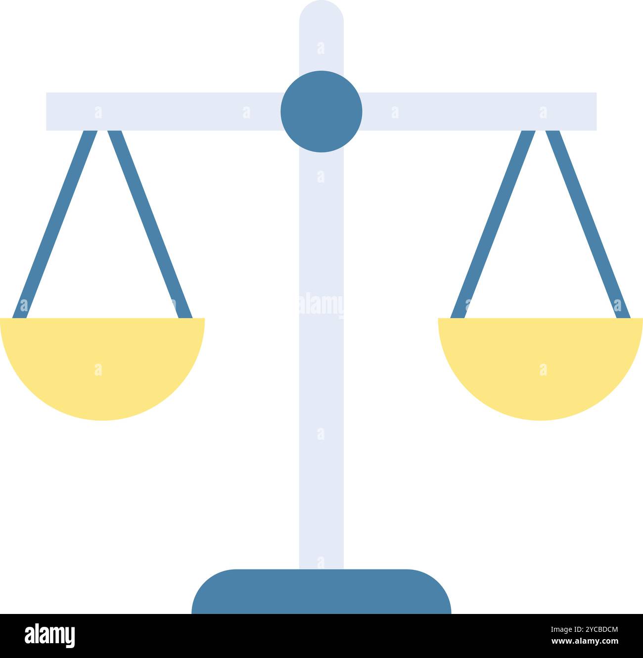 Justice Scale icon vector image. Suitable for mobile application web application and print media. Stock Vector