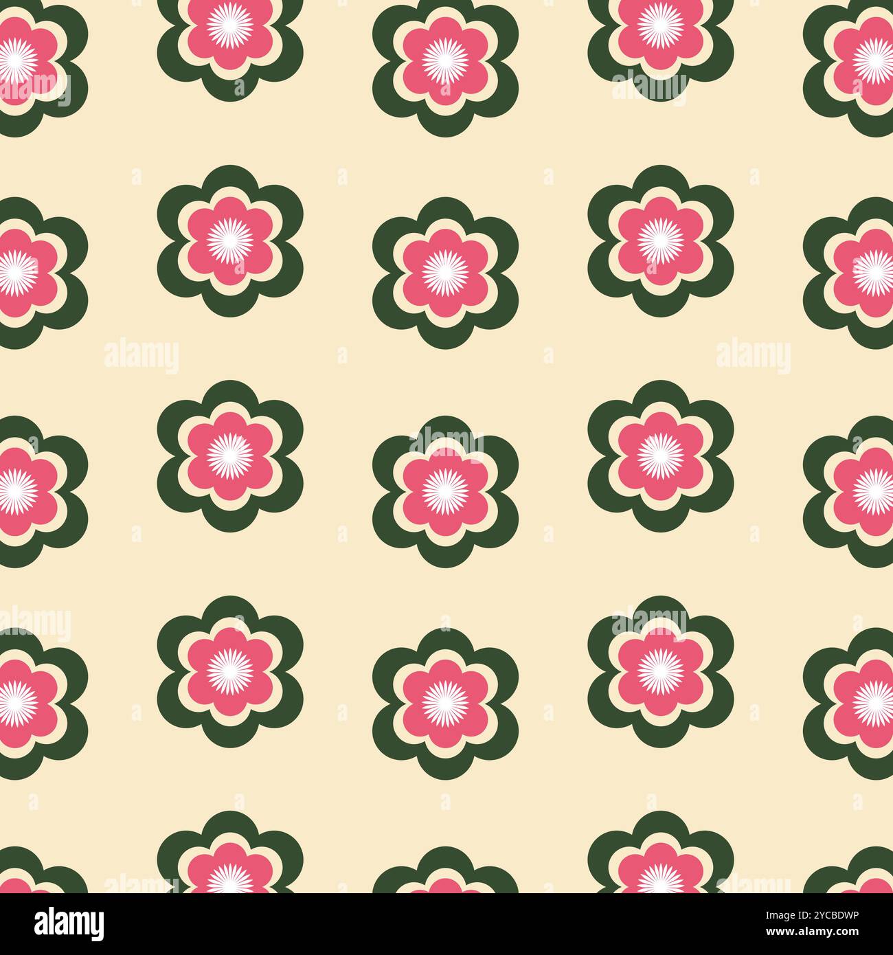 Floral Seamless Vector Pattern for Fabric, Textile, and Wallpaper Design. Stock Vector