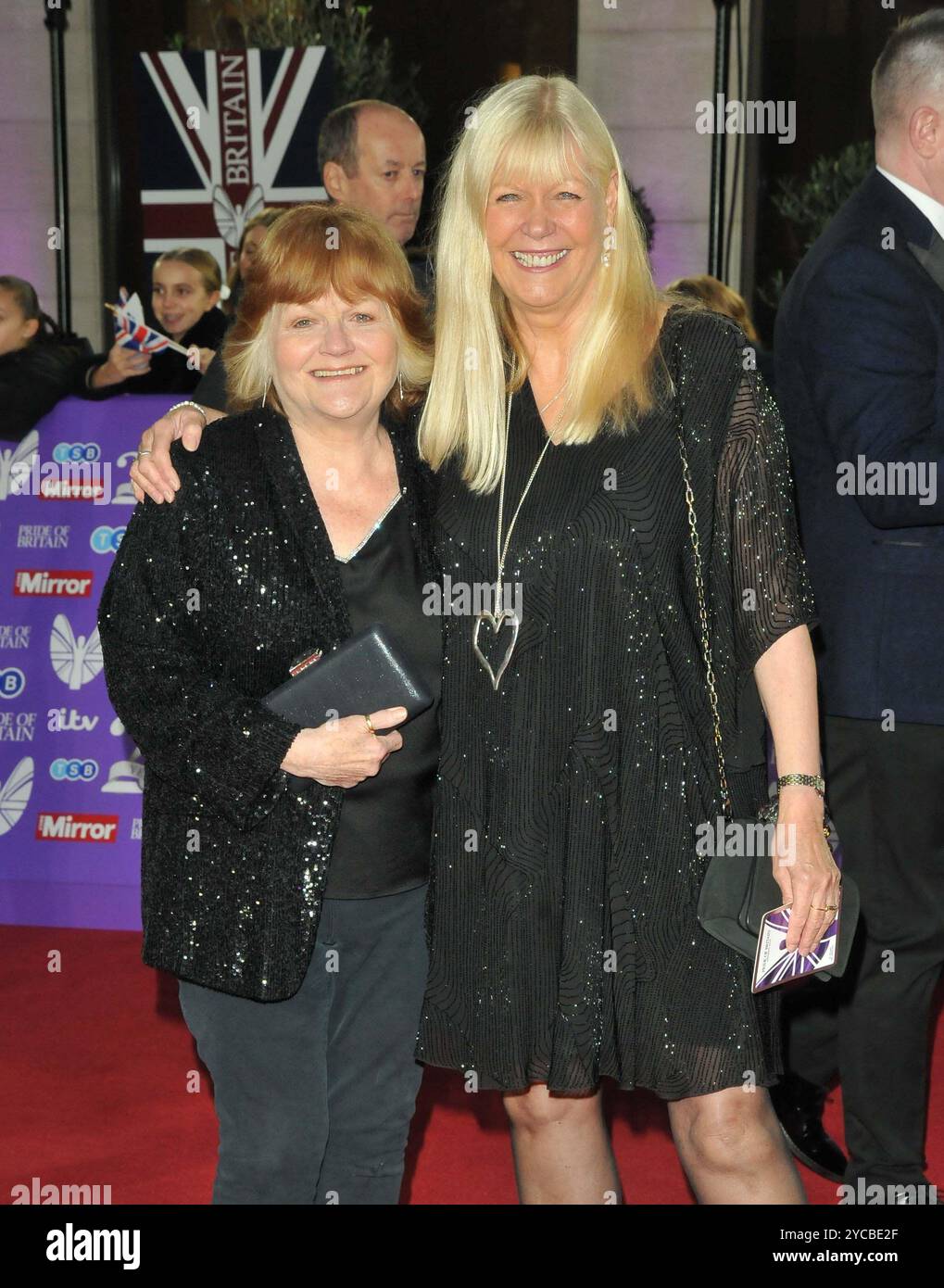 london-uk-21st-oct-2024-lesley-nicol-and-julie-peasgood-at-the