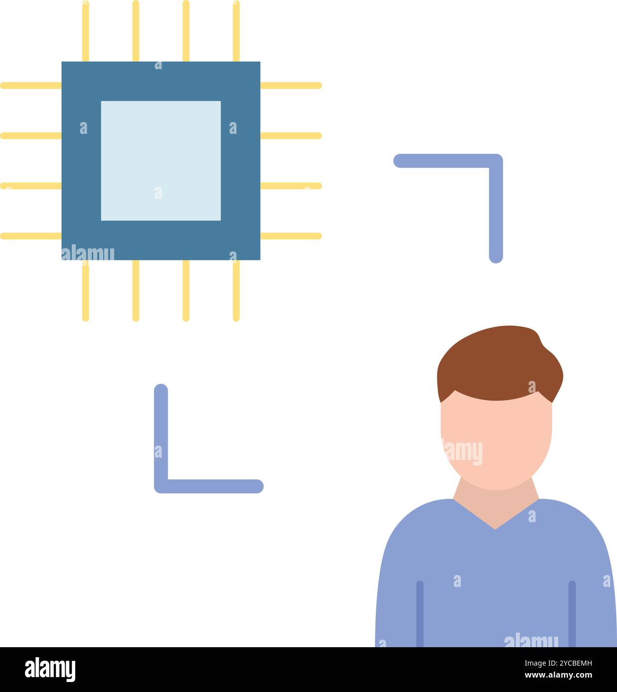 Microcontroller vector vectors hi-res stock photography and images - Alamy