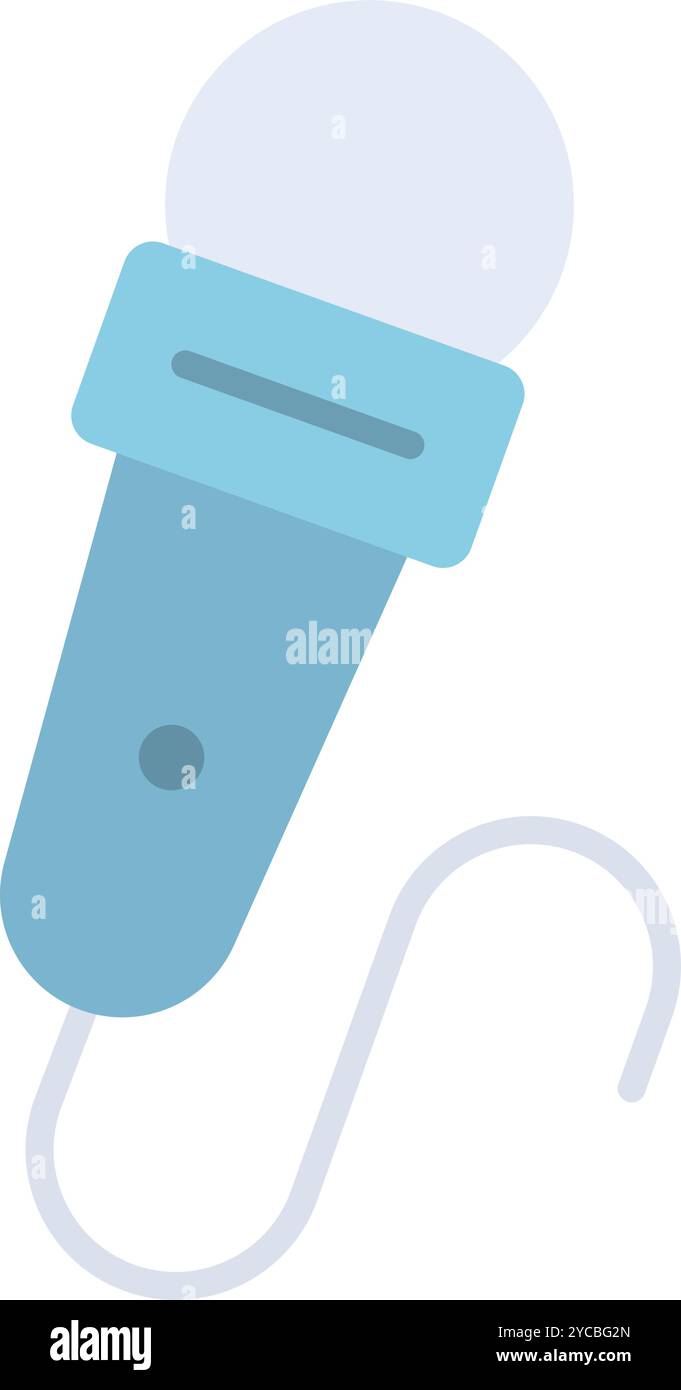 Microphone icon vector image. Suitable for mobile application web application and print media. Stock Vector