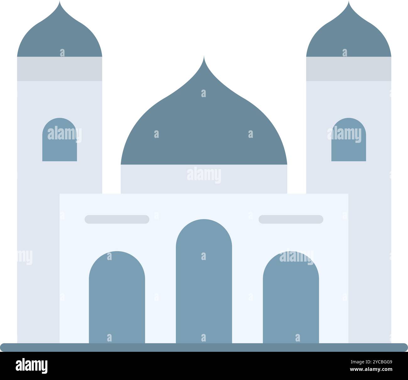 Mosque icon vector image. Suitable for mobile application web application and print media. Stock Vector