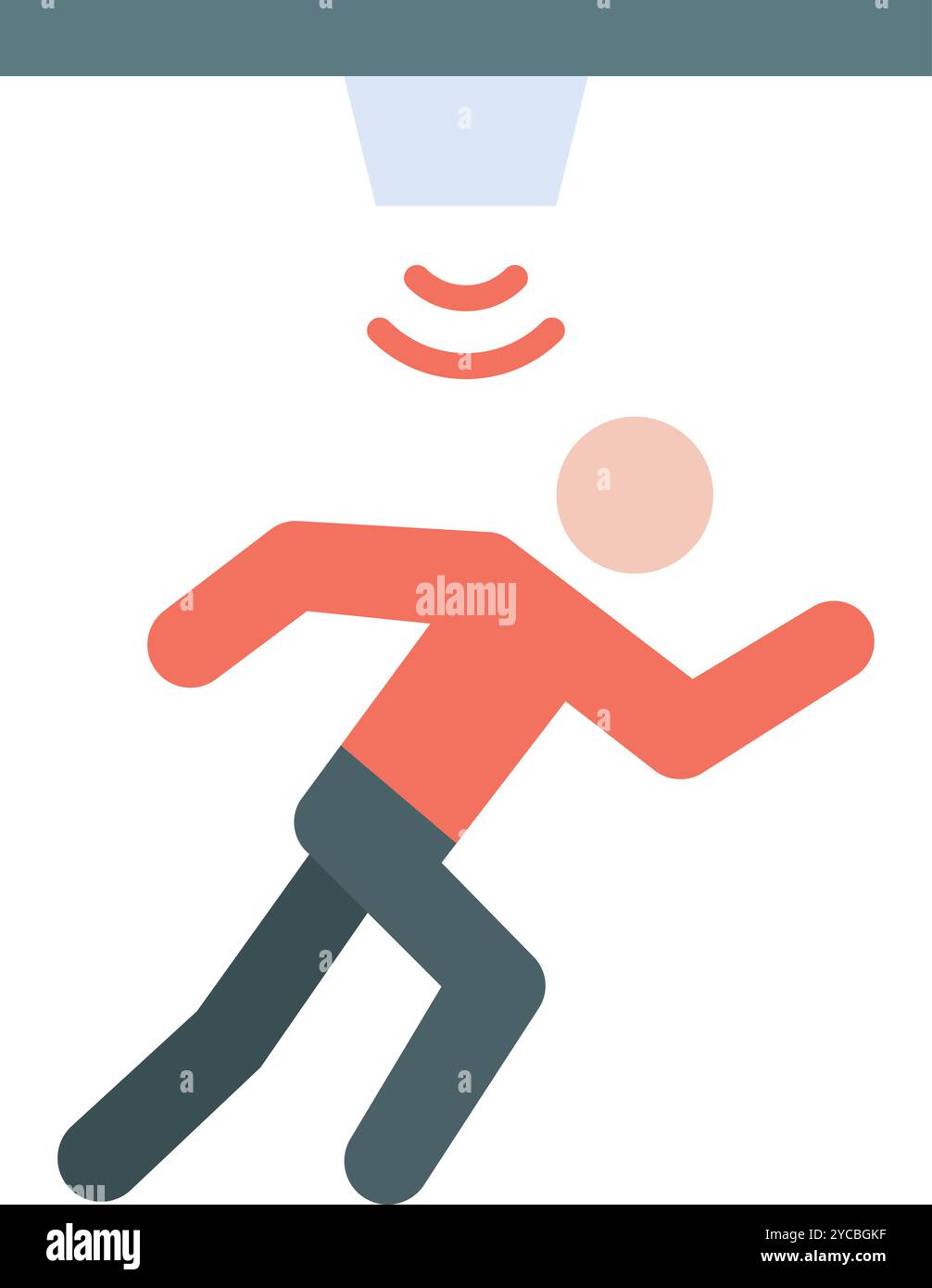 Motion Sensor icon vector image. Suitable for mobile application web application and print media. Stock Vector