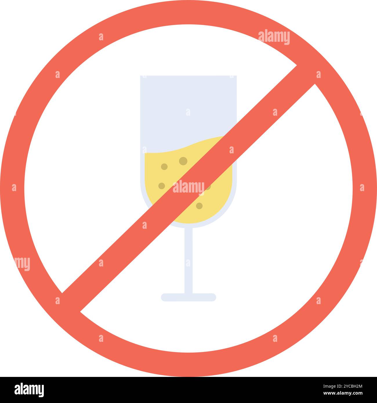 No Drink icon vector image. Suitable for mobile application web application and print media. Stock Vector