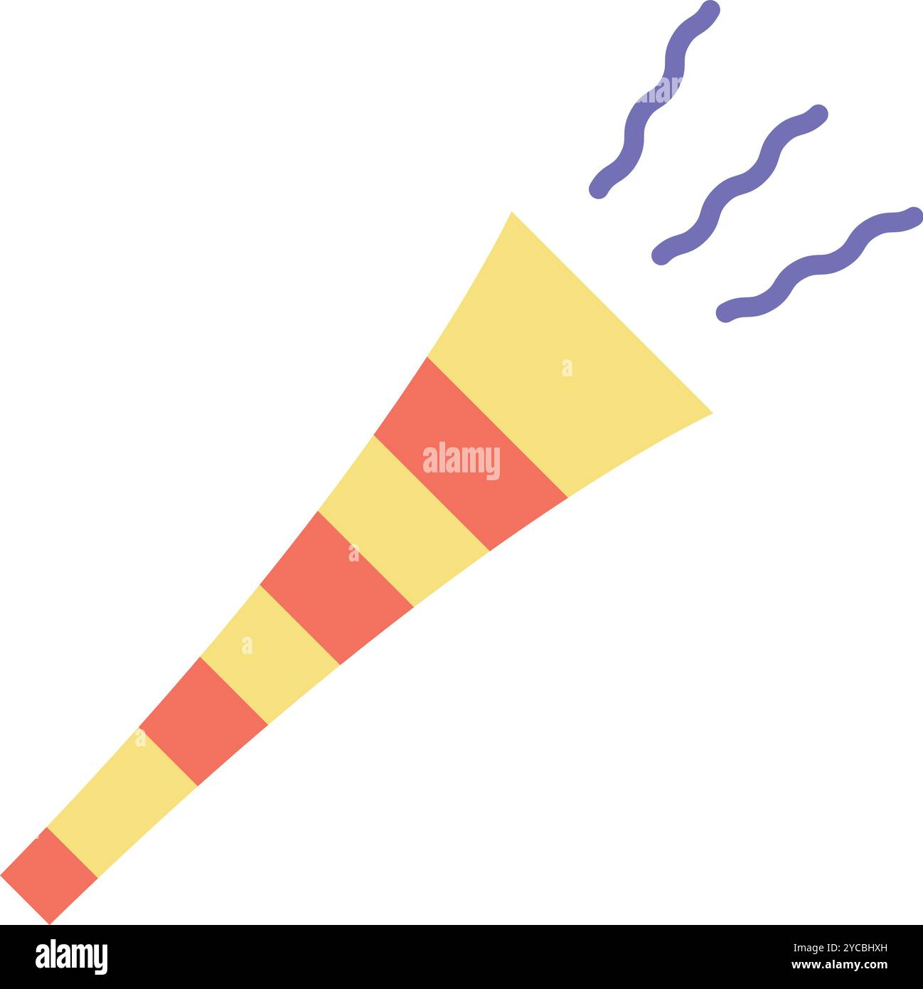 Party Trumpets icon vector image. Suitable for mobile application web application and print media. Stock Vector