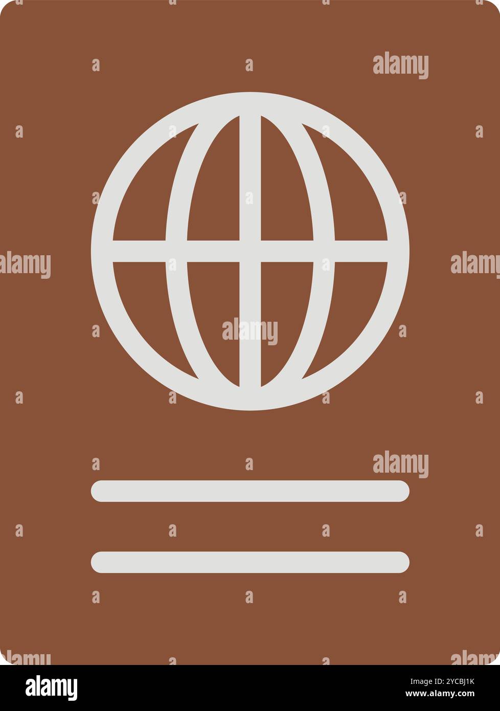 Passport icon vector image. Suitable for mobile application web application and print media. Stock Vector