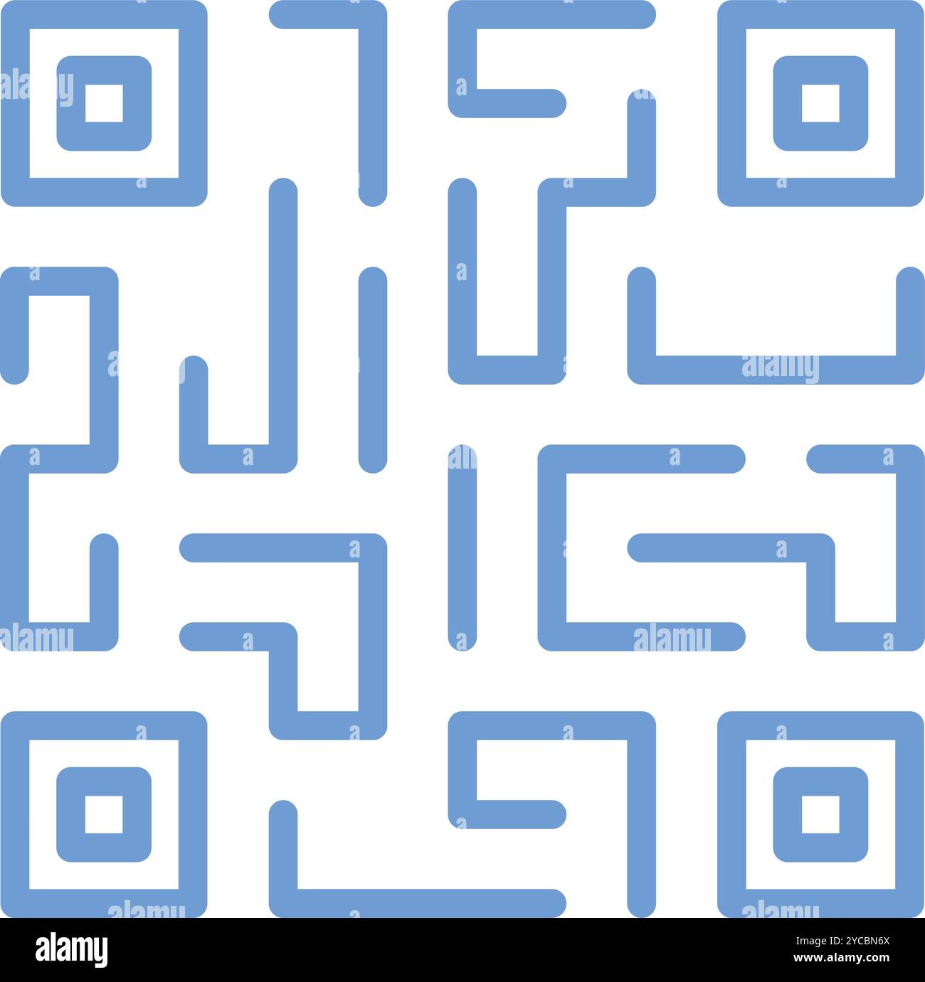 Qr Code icon vector image. Suitable for mobile application web application and print media. Stock Vector