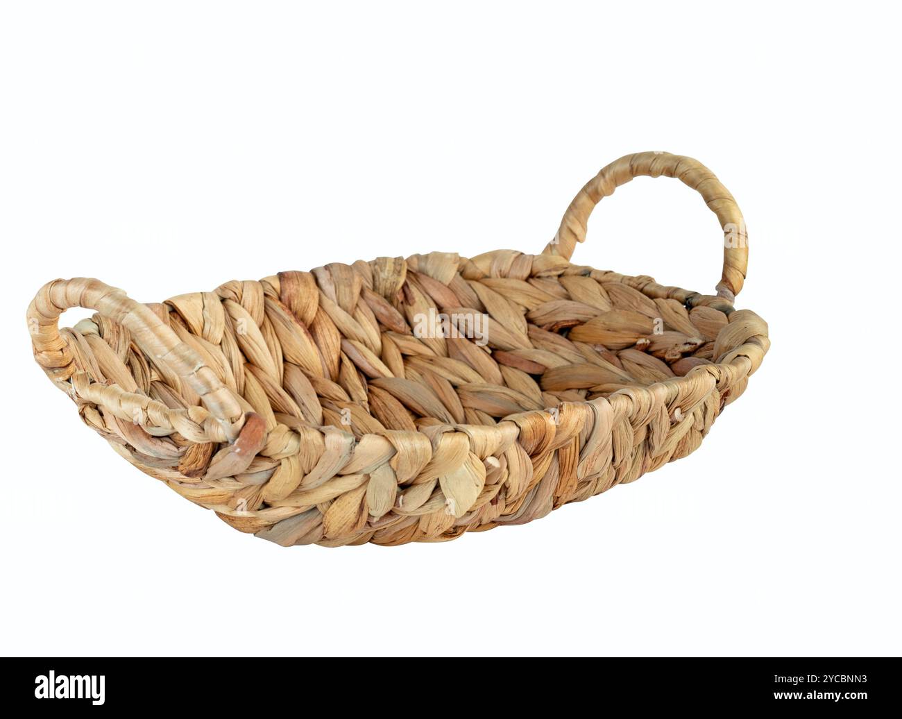 bread basket for kitchen on white background. Stock Photo