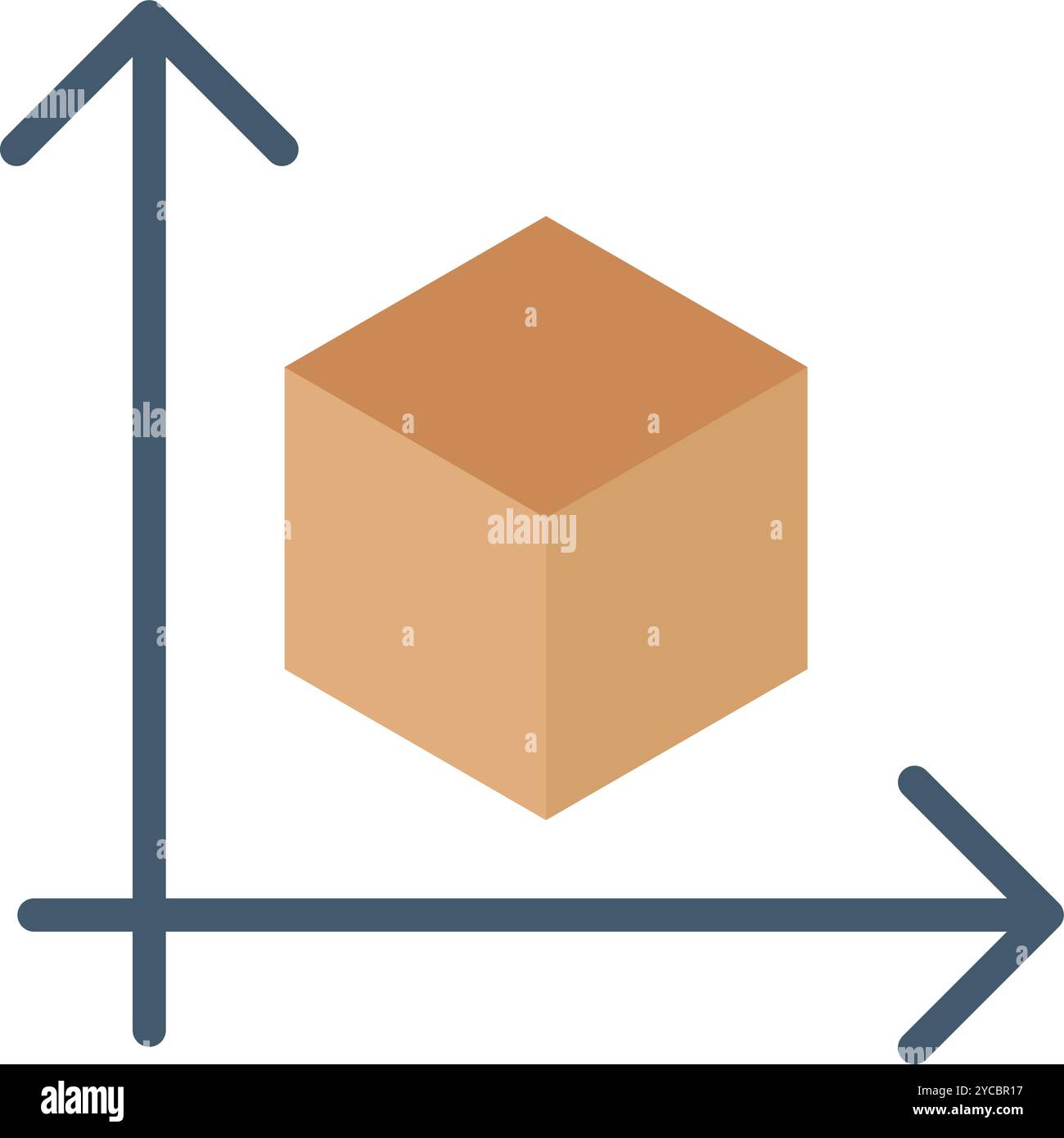 Size icon vector image. Suitable for mobile application web application and print media. Stock Vector