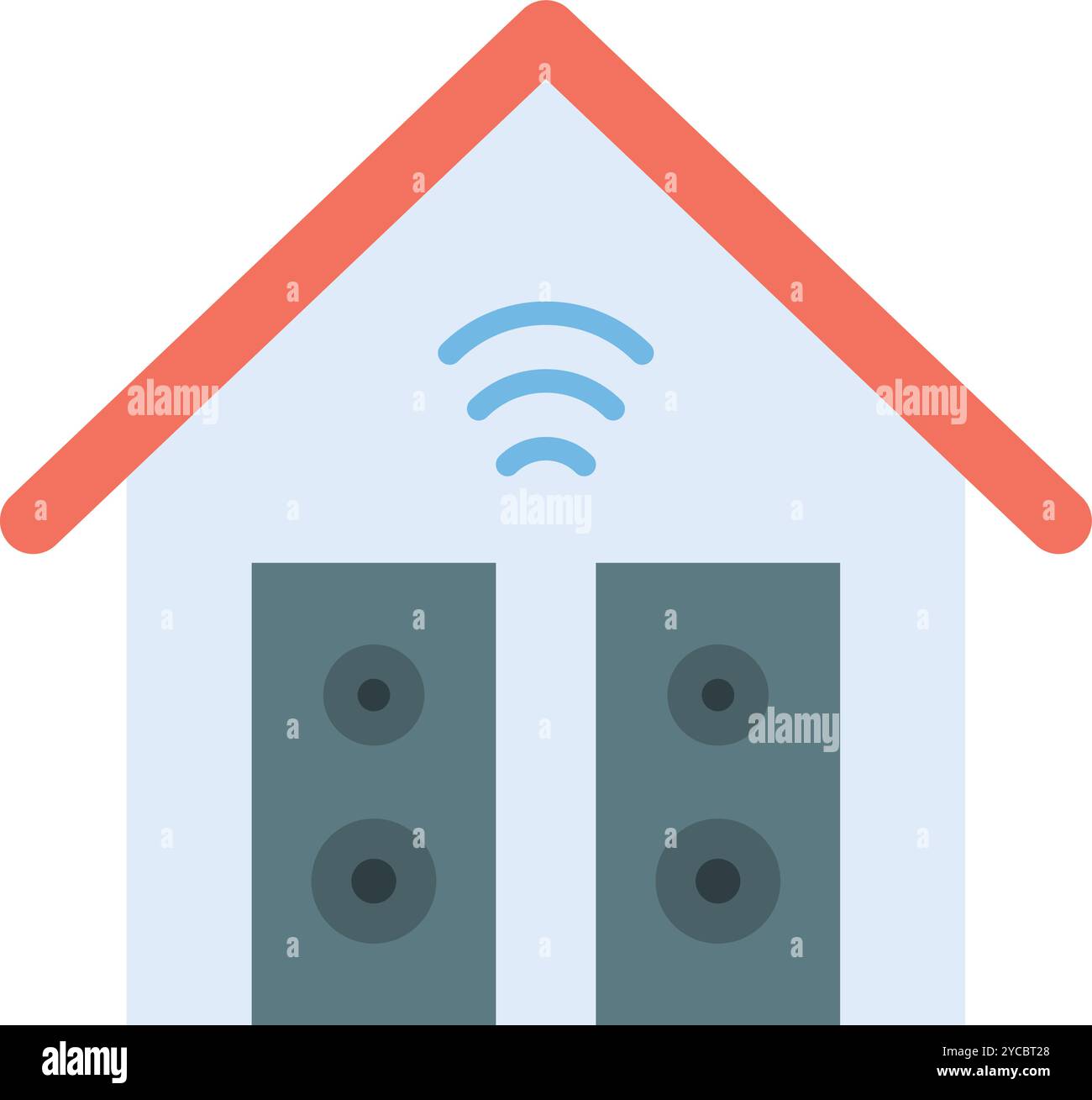 Smart Music icon vector image. Suitable for mobile application web application and print media. Stock Vector