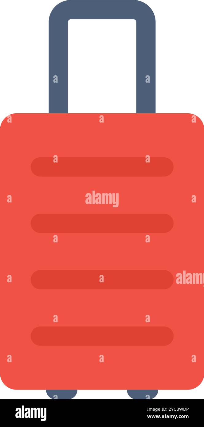 Suitcase icon vector image. Suitable for mobile application web application and print media. Stock Vector