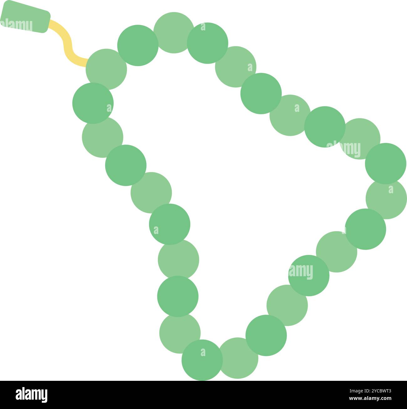 Tasbih icon vector image. Suitable for mobile application web application and print media. Stock Vector