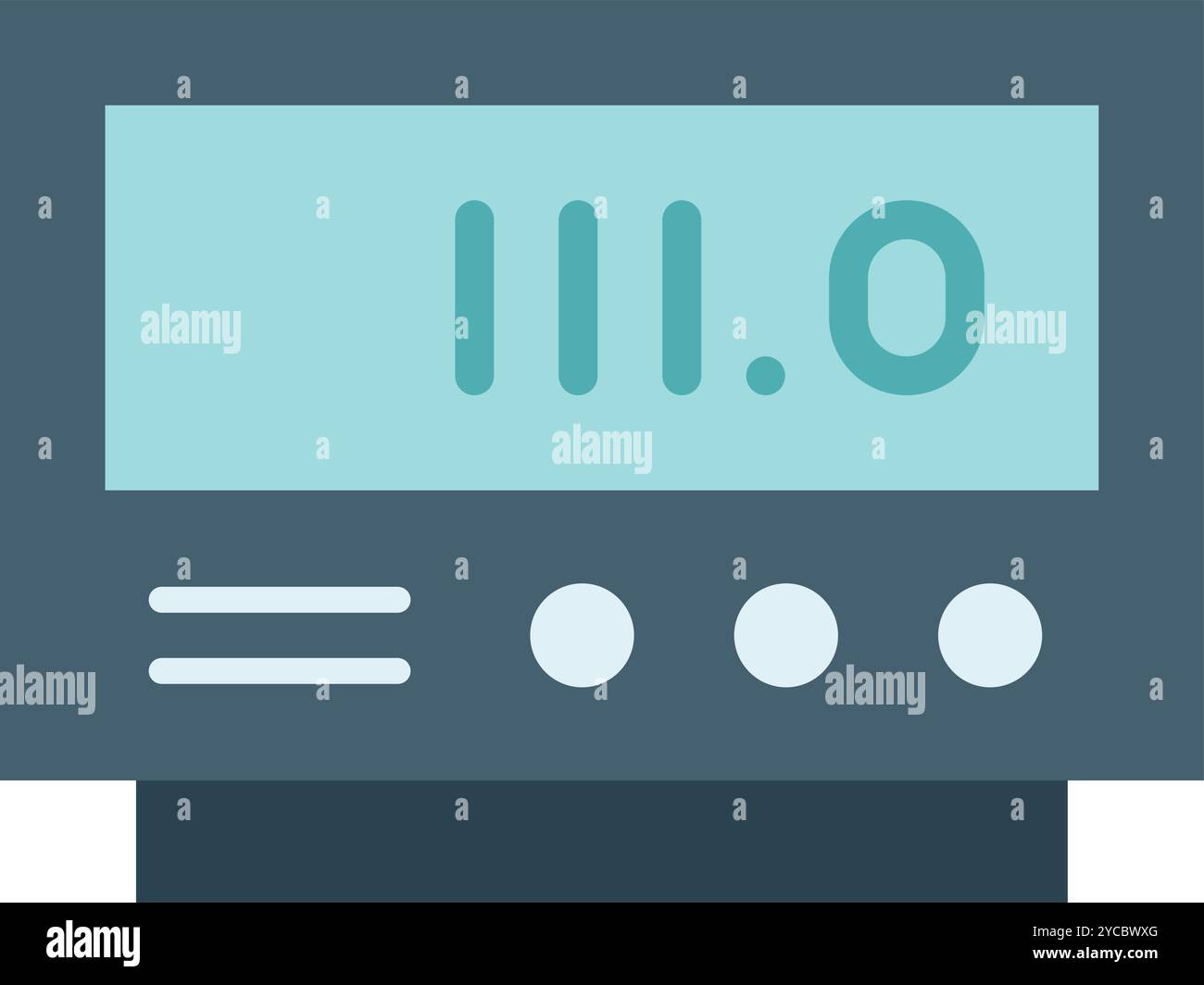 Taxi Meter icon vector image. Suitable for mobile application web application and print media. Stock Vector