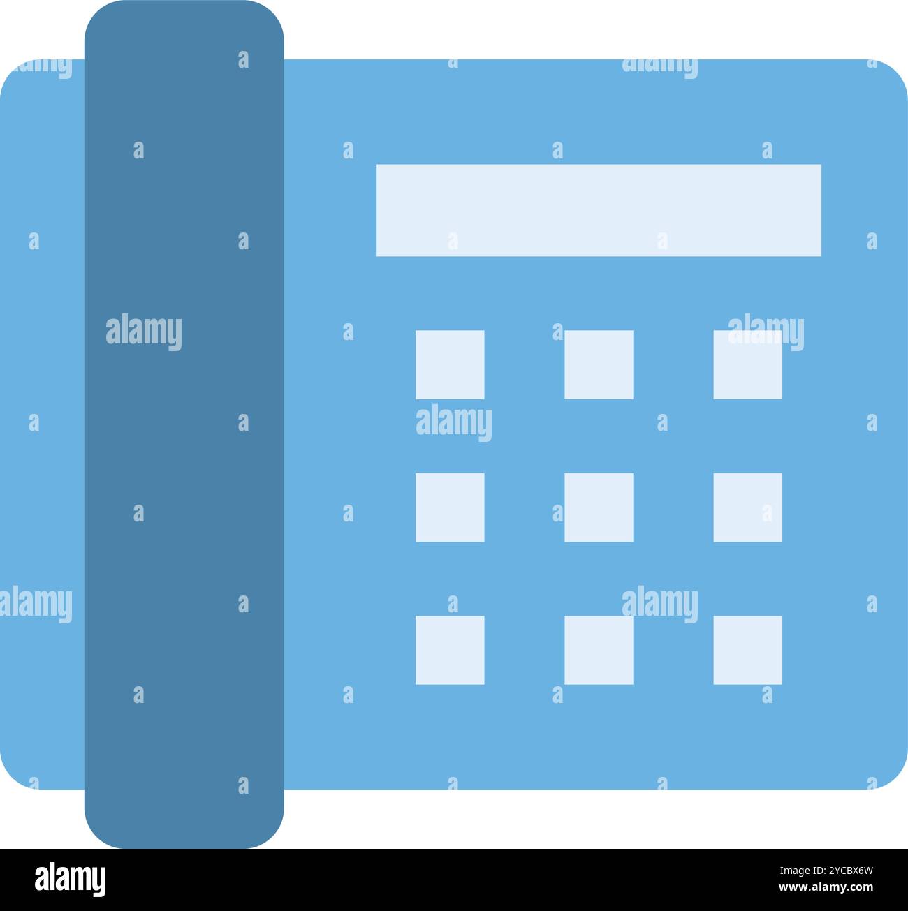 Telephone icon vector image. Suitable for mobile application web application and print media. Stock Vector
