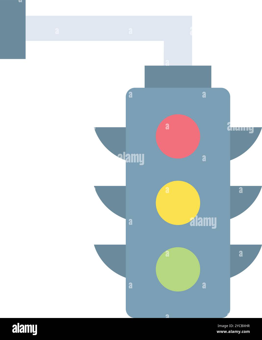 Traffic Light icon vector image. Suitable for mobile application web application and print media. Stock Vector