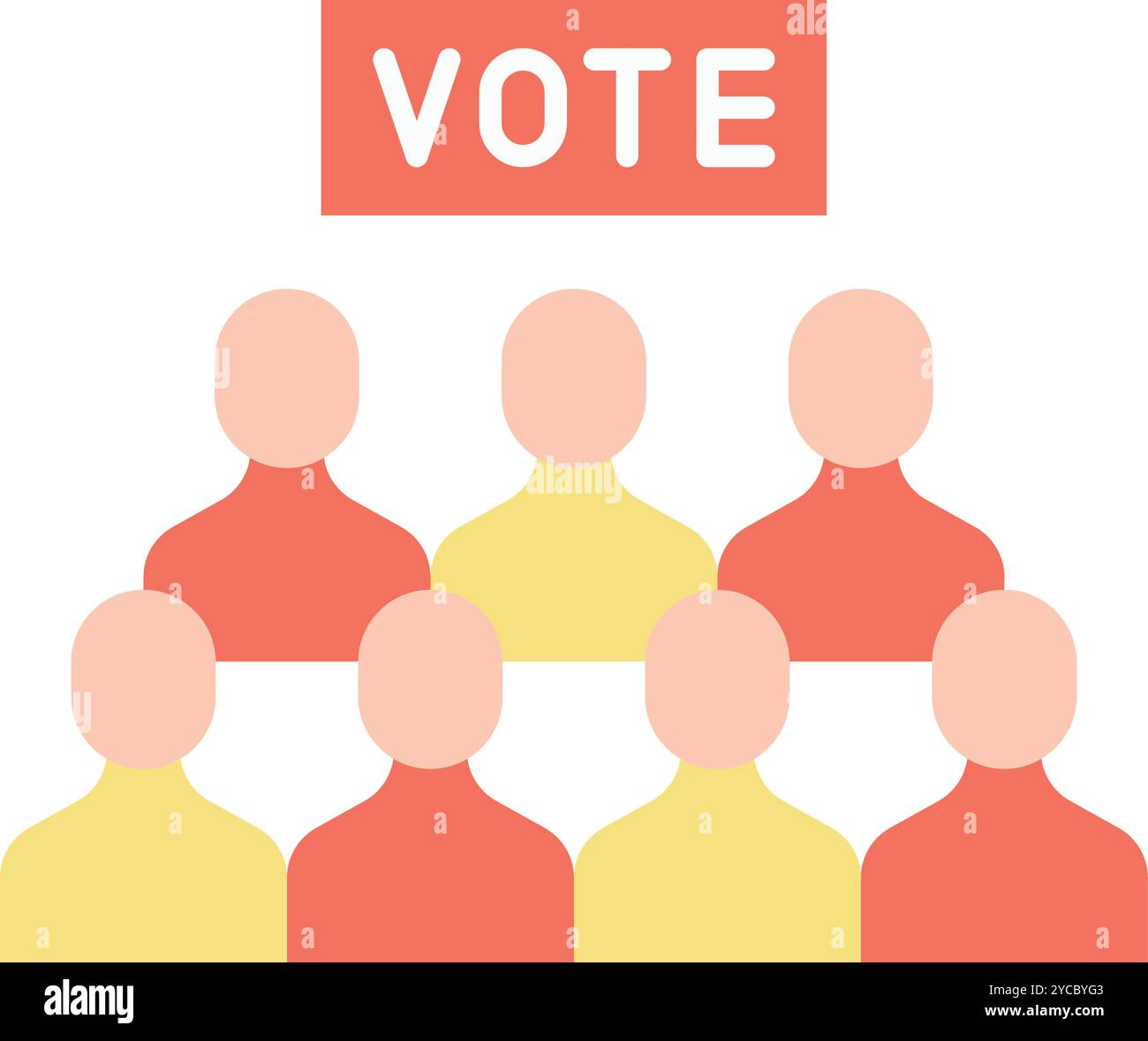 Voters icon vector image. Suitable for mobile application web application and print media. Stock Vector
