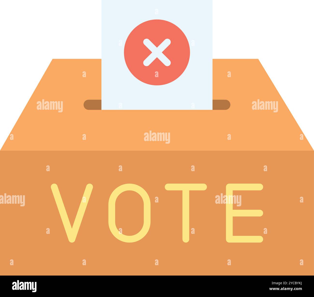 Vote Reject icon vector image. Suitable for mobile application web application and print media. Stock Vector