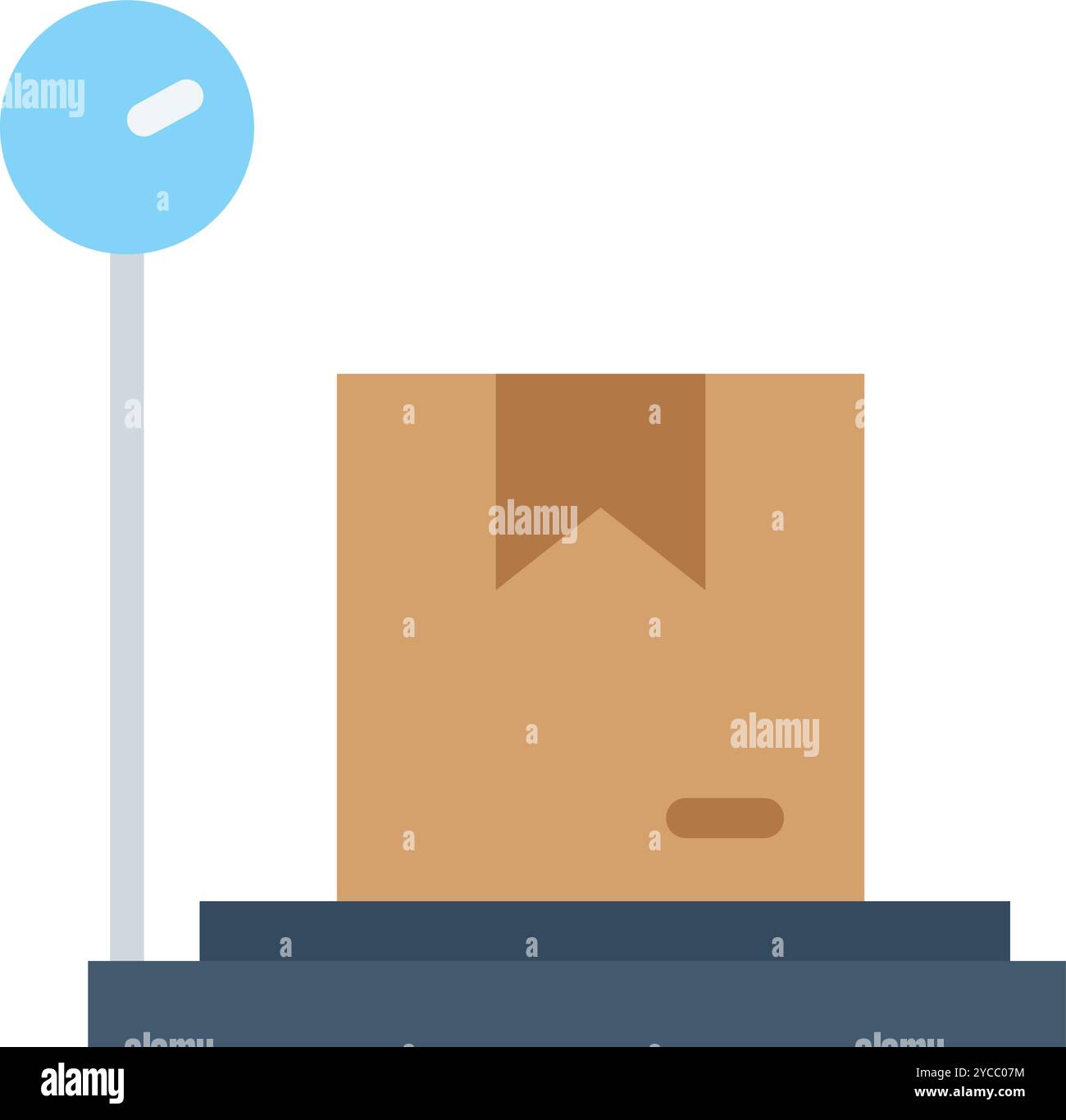 Weight Scale icon vector image. Suitable for mobile application web application and print media. Stock Vector