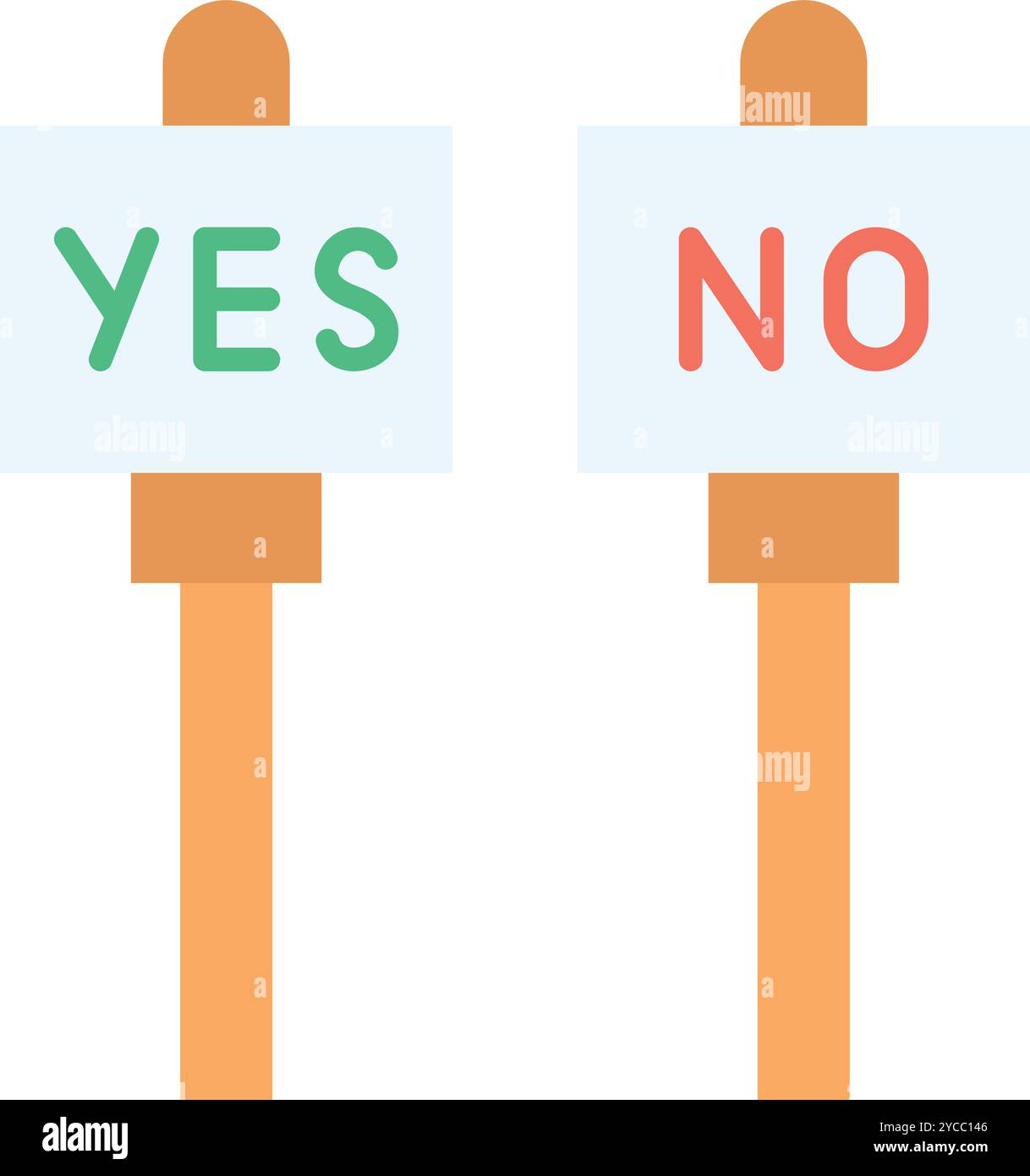 Yes Or No icon vector image. Suitable for mobile application web application and print media. Stock Vector