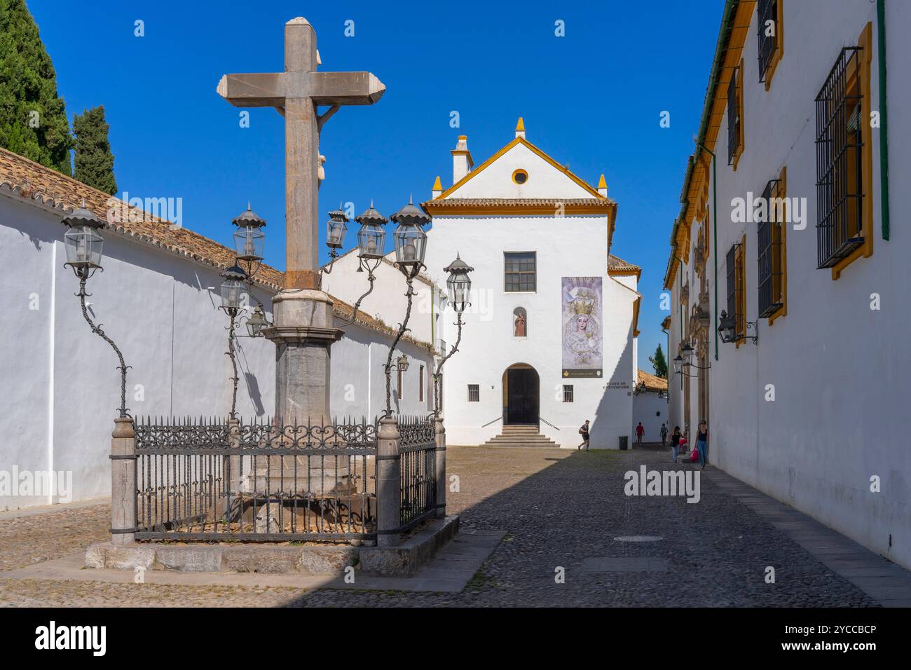Cristo de los Faroles, Plaza de los Capuchinos, Cordoba, Andalusia, Spain Stock Photo