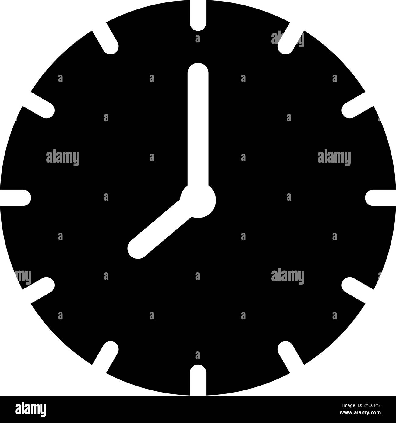 clock, time - vector icon Stock Vector Image & Art - Alamy