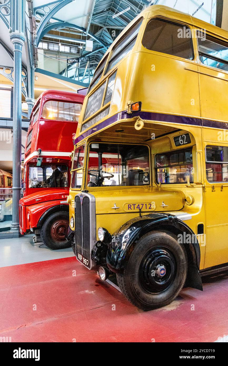 London double decker bus retro hi-res stock photography and