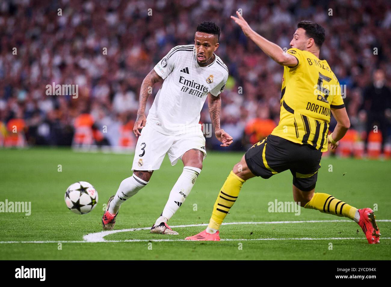 UEFA Champions League soccer match Real Madrid vs Borussia Dortmund at ...