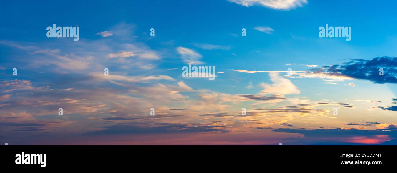 Sunset sky background Stock Photo - Alamy