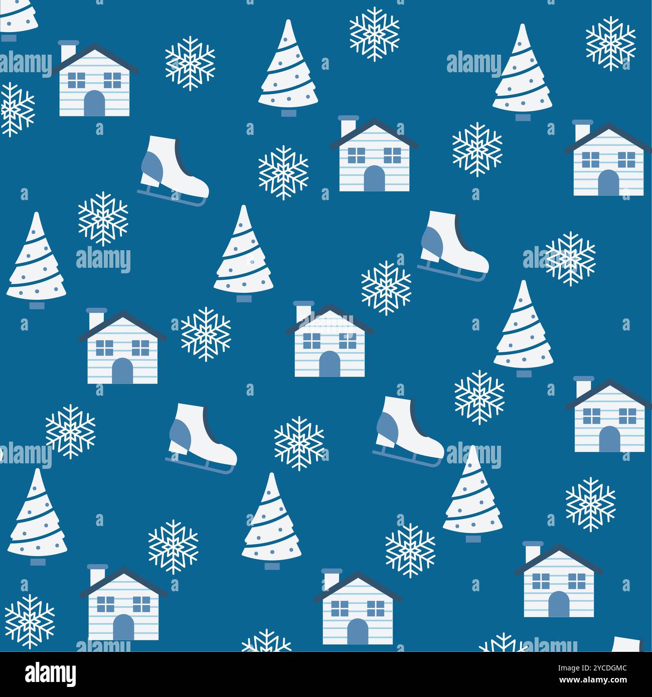 Winter icons Pattern background Vector Stock Vector Image & Art - Alamy