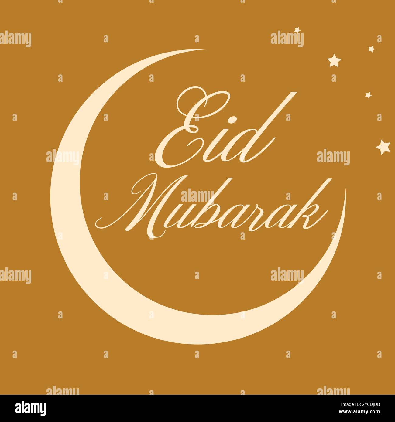 Eid Mubarak greeting Stock Vector
