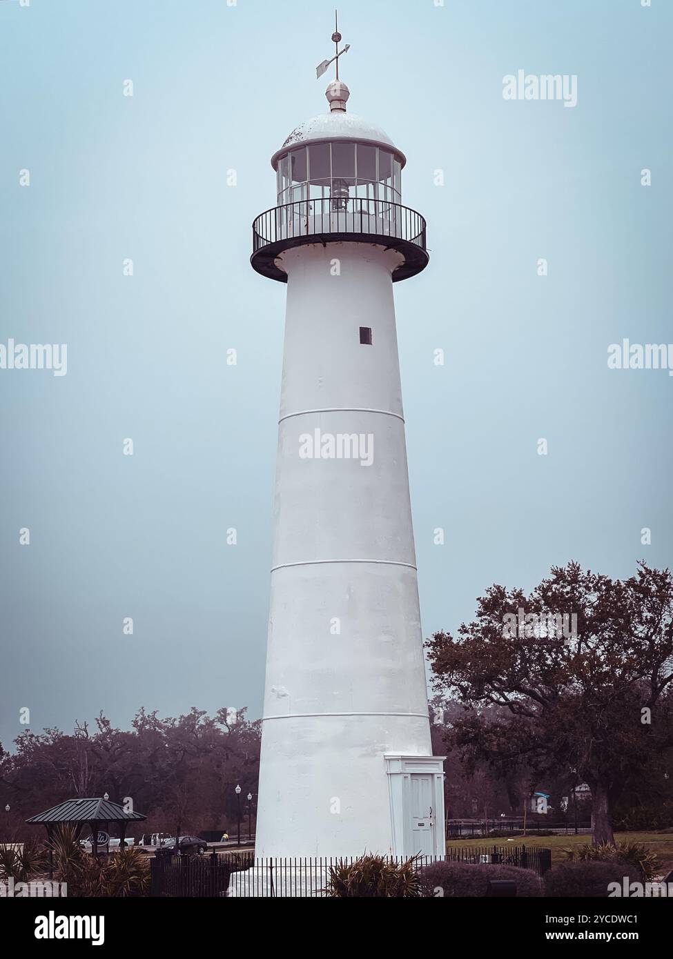 Biloxi Lighthouse, Biloxi, Mississippi, USA - Smartphone Captured Stock Image