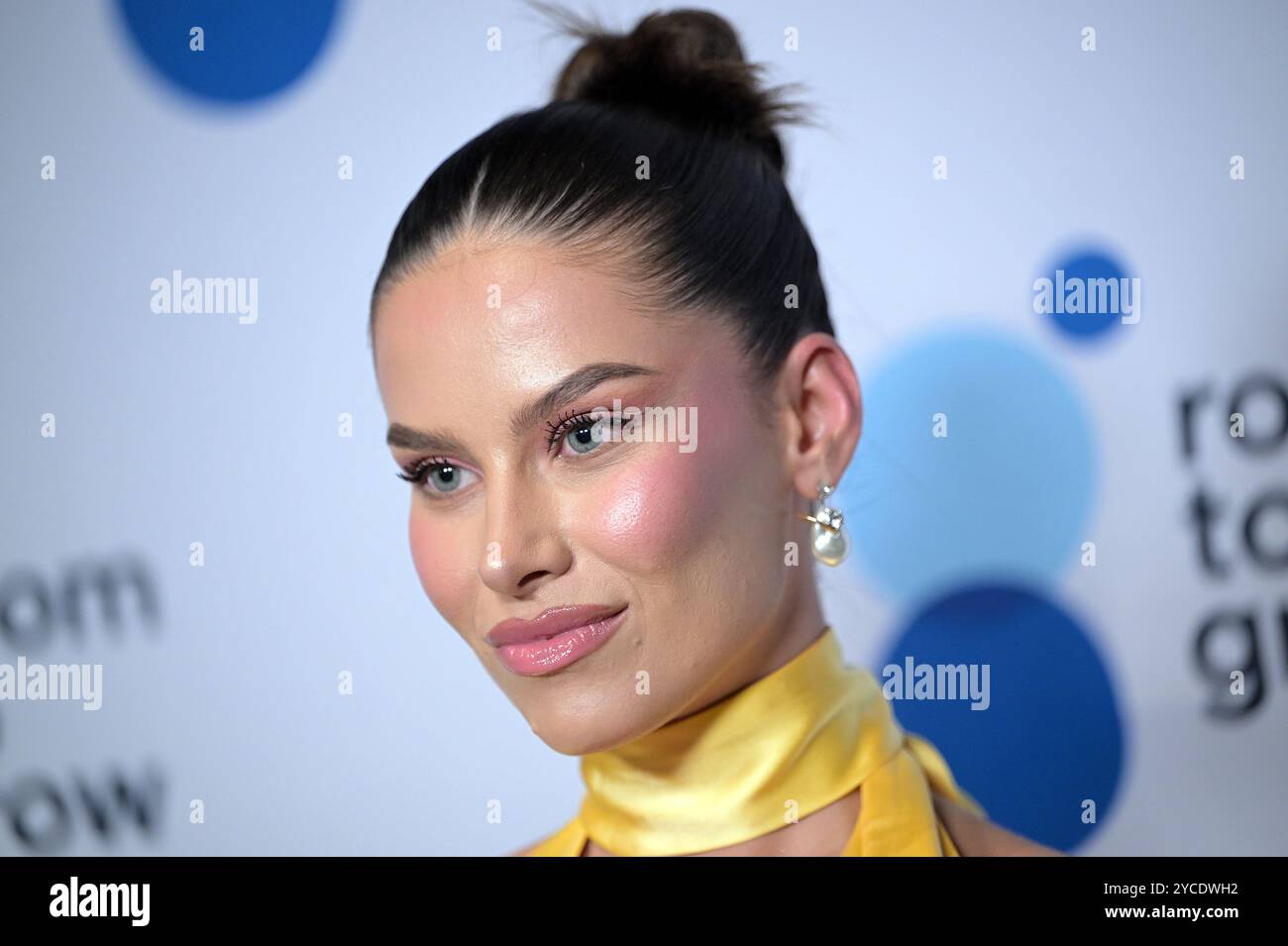 New York, USA. 22nd Oct, 2024. Emily James attends the Room to Grow's