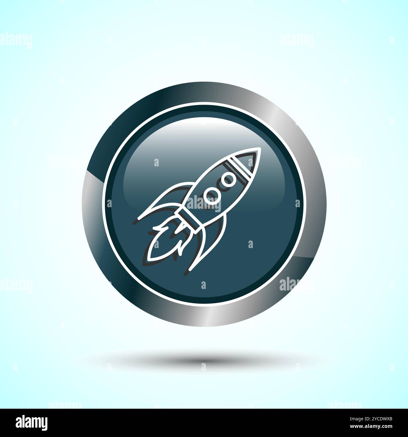 Rocket icon design illustration, Business start up symbol, Rocket ...