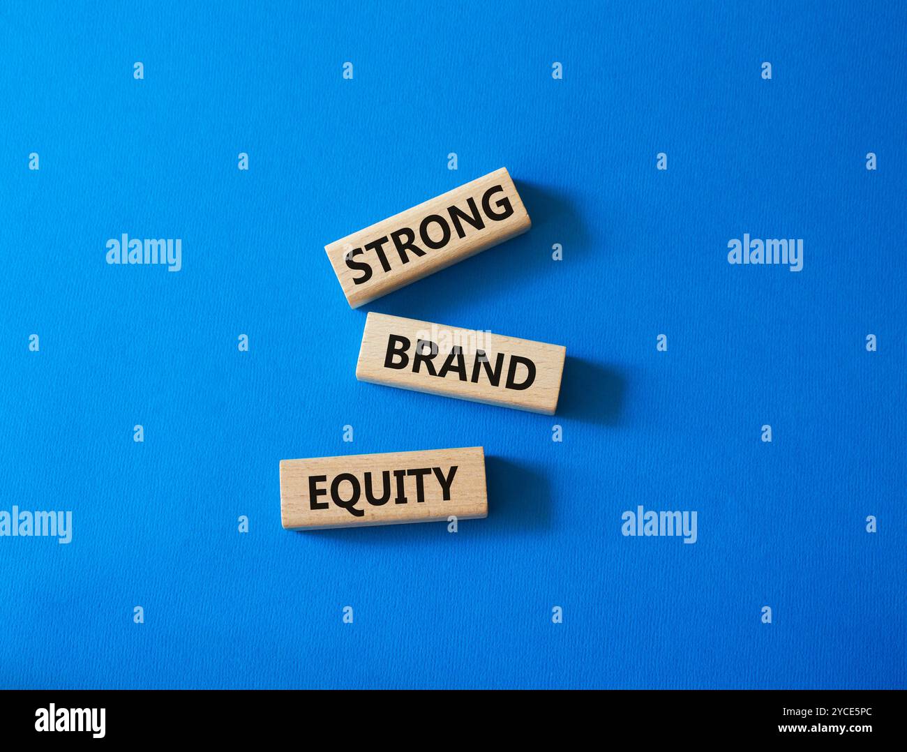Strong Brand Equity symbol. Concept words Strong Brand Equity on