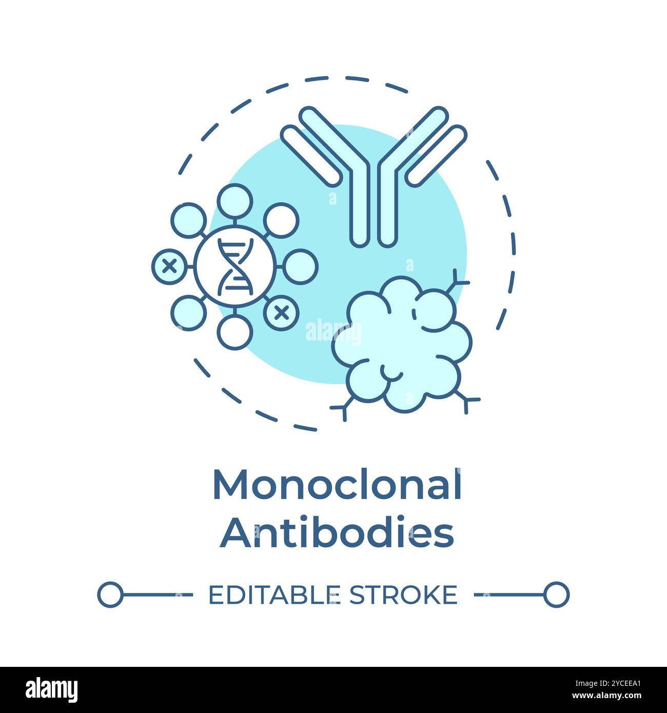 Monoclonal antibody cancer Stock Vector Images - Alamy